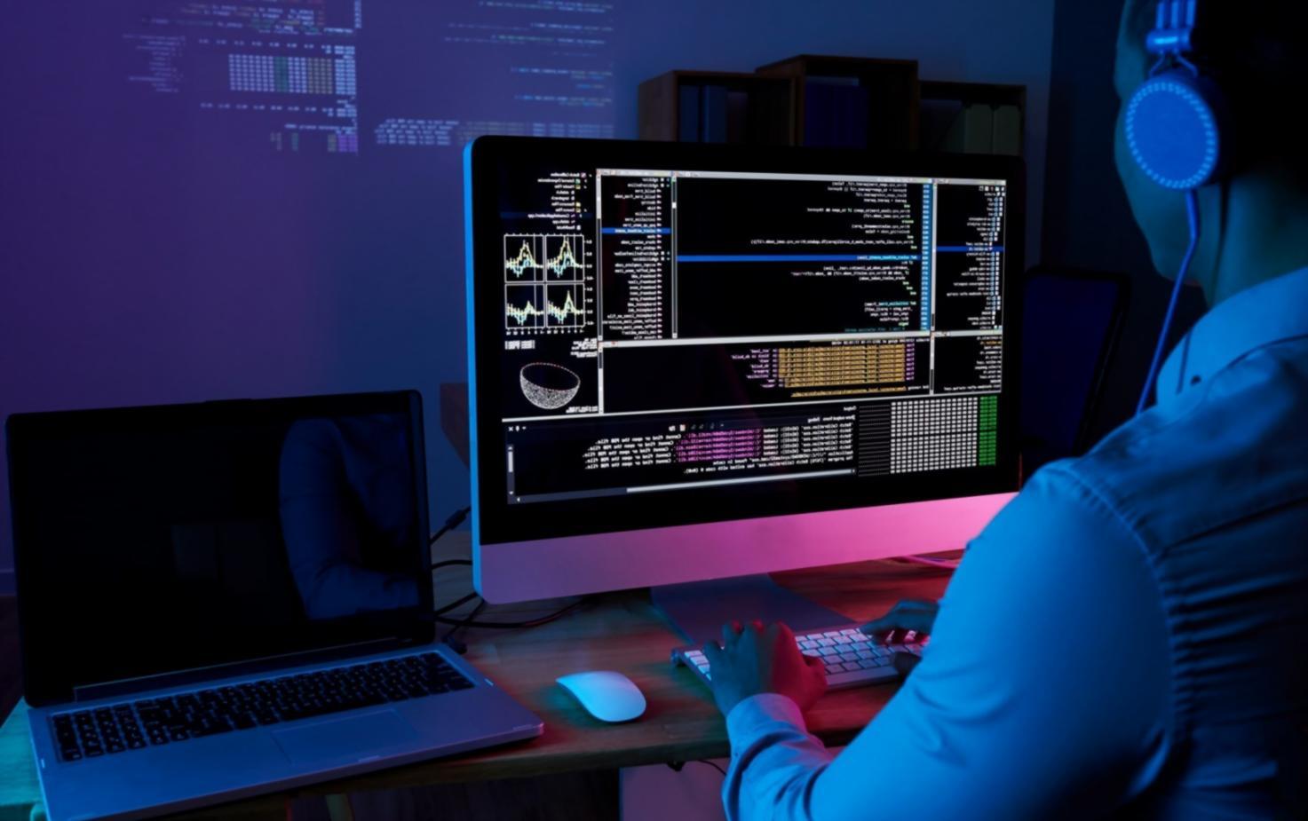 AR and VR development workspace showing modern equipment and design tools